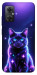 Чехол Galaxy purple cat для Xiaomi Redmi Note 11R
