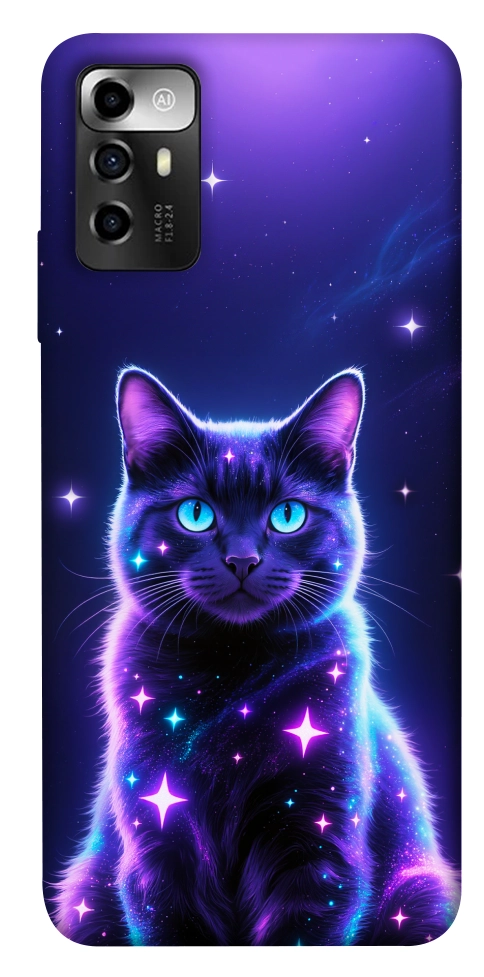 Чехол Galaxy purple cat для ZTE Blade V40 Vita