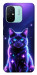 Чехол Galaxy purple cat для Xiaomi Redmi 12C