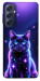 Чехол Galaxy purple cat для Galaxy M54 5G