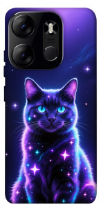 Чехол Galaxy purple cat для Tecno Spark Go 2023