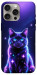 Чехол Galaxy purple cat для iPhone 15 Pro Max