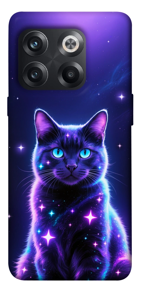 Чохол Galaxy purple cat для OnePlus 10T
