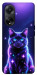 Чехол Galaxy purple cat для Oppo A58 4G