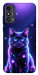 Чехол Galaxy purple cat для ZTE Blade A53