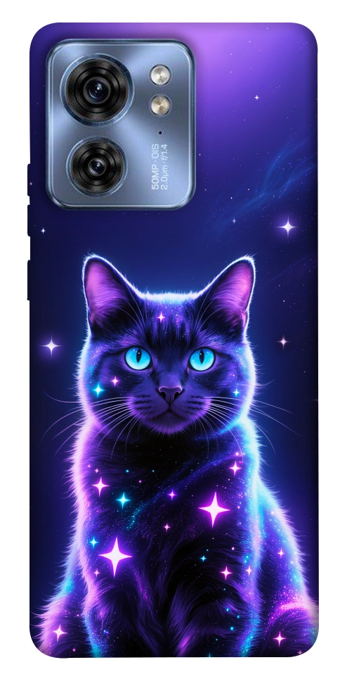 Чехол Galaxy purple cat для Motorola Edge 40