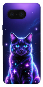 Чехол Galaxy purple cat для Google Pixel 8