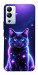 Чехол Galaxy purple cat для Infinix Hot 12i