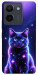 Чохол Galaxy purple cat для Vivo Y36