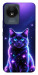 Чохол Galaxy purple cat для Vivo Y02