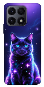 Чехол Galaxy purple cat для Huawei Honor X8a