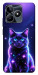 Чехол Galaxy purple cat для Realme C53