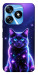 Чехол Galaxy purple cat для TECNO Spark 10