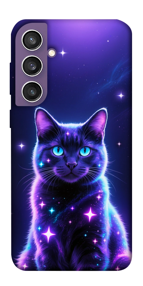 Чехол Galaxy purple cat для Galaxy S23 FE