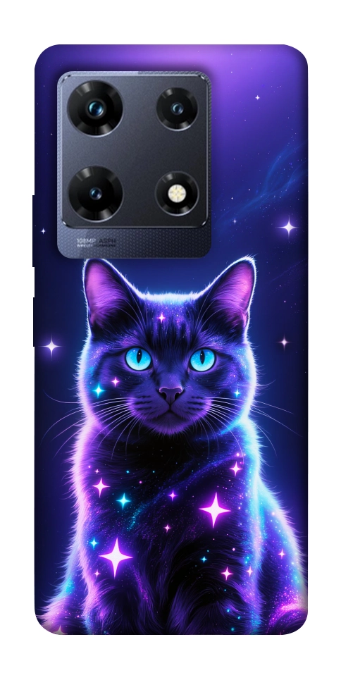Чехол Galaxy purple cat для Infinix Note 30 Pro NFC