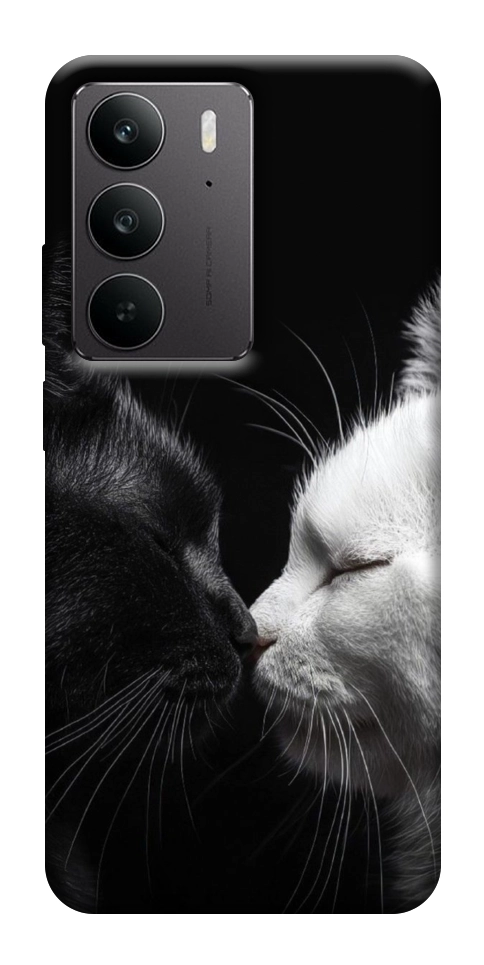Чехол Black and white cats для Realme C75