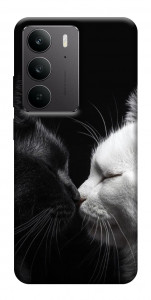 Чохол Black and white cats для Realme C75