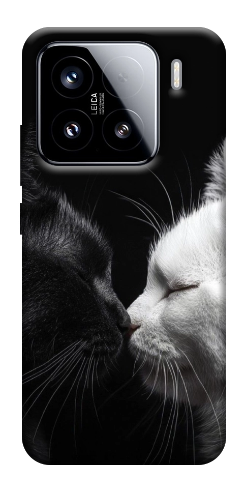 Чехол Black and white cats для Xiaomi 15