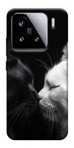 Чехол Black and white cats для Xiaomi 15