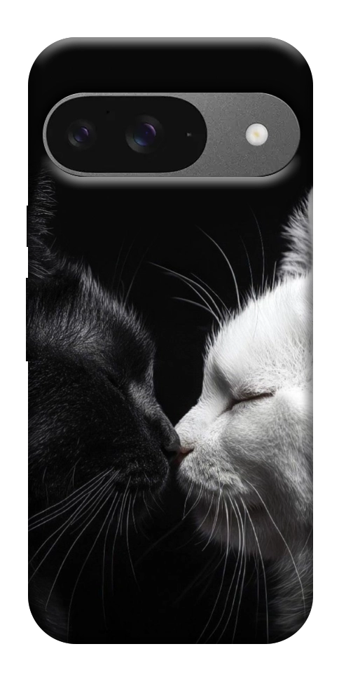 Чехол Black and white cats для Google Pixel 10 Pro