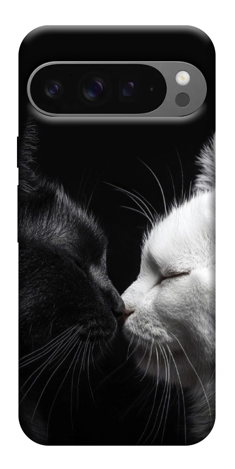 Чехол Black and white cats для Google Pixel 10 Pro XL