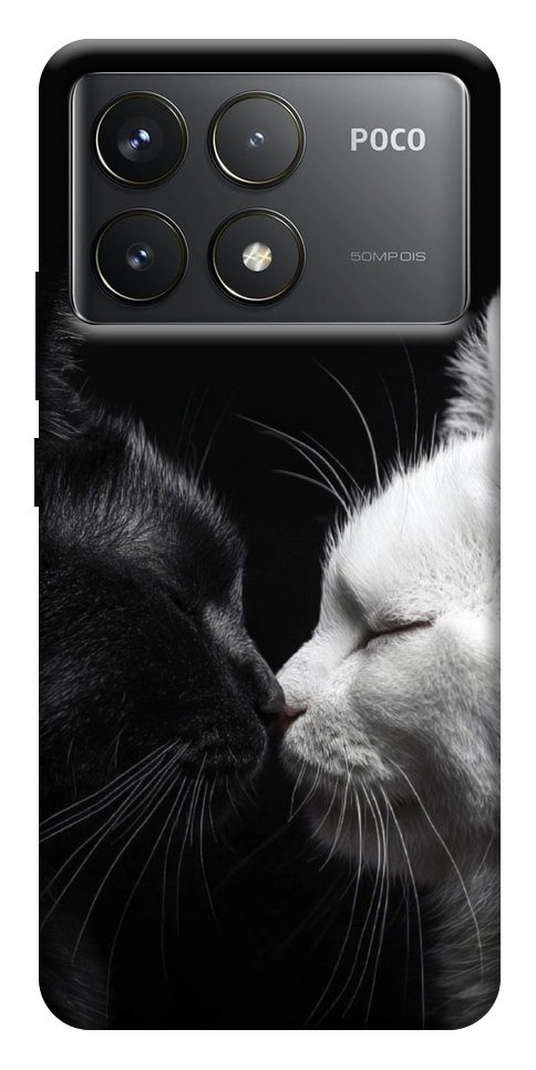 Чехол Black and white cats для Xiaomi Poco F6 Pro