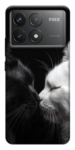 Чохол Black and white cats для Xiaomi Poco F6 Pro