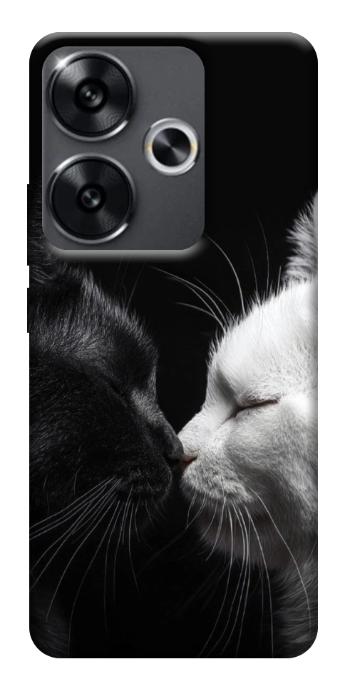 Чохол Black and white cats для Xiaomi Poco F6