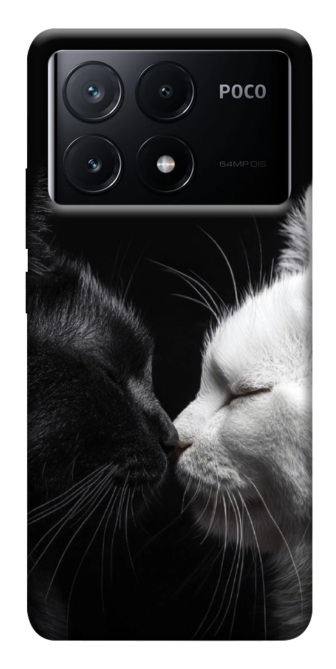Чехол Black and white cats для Xiaomi Poco X6 Pro
