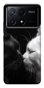 Чохол Black and white cats для Xiaomi Poco X6 Pro