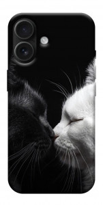 Чехол Black and white cats для iPhone 17