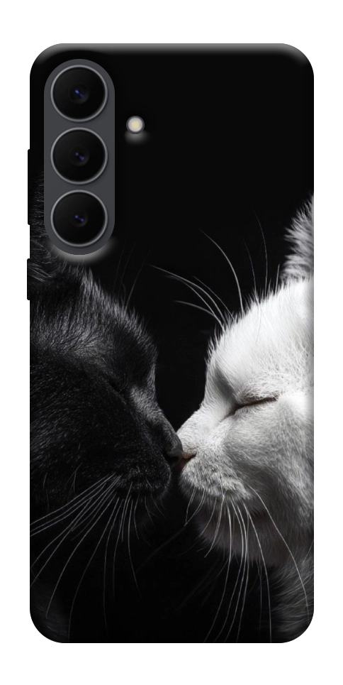 Чехол Black and white cats для Galaxy S25 FE