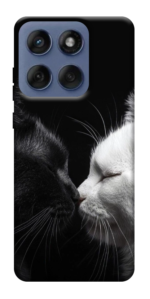 Чехол Black and white cats для Motorola Edge 60 Fusion