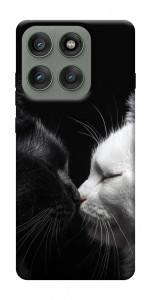 Чохол Black and white cats для Motorola Edge 60 Pro