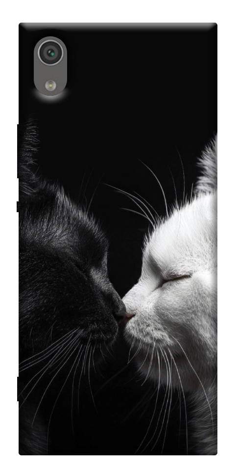 Чехол Black and white cats для Sony Xperia XA1