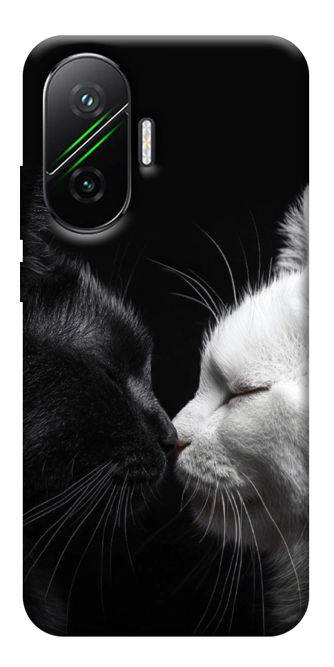 Чохол Black and white cats для Xiaomi Poco F7