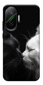 Чохол Black and white cats для Xiaomi Poco F7