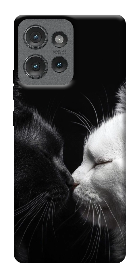 Чехол Black and white cats для Motorola Edge 50