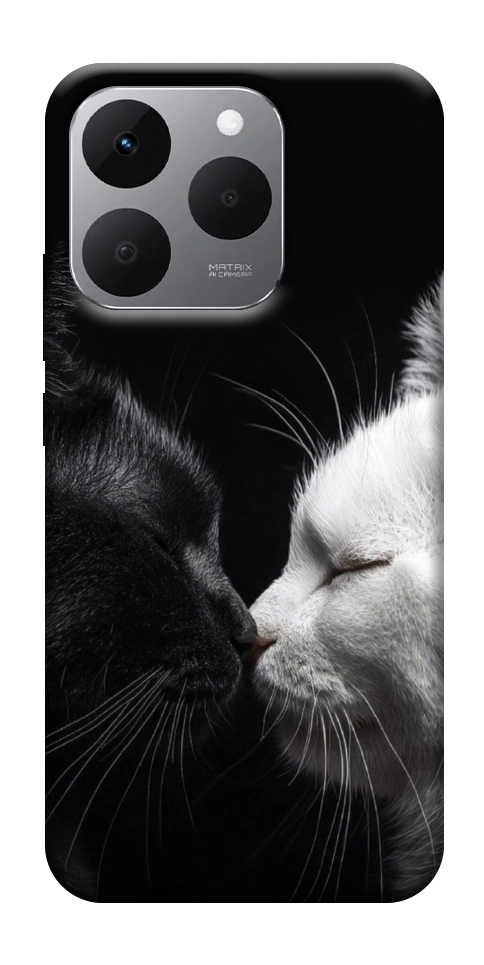 Чехол Black and white cats для Realme 15T