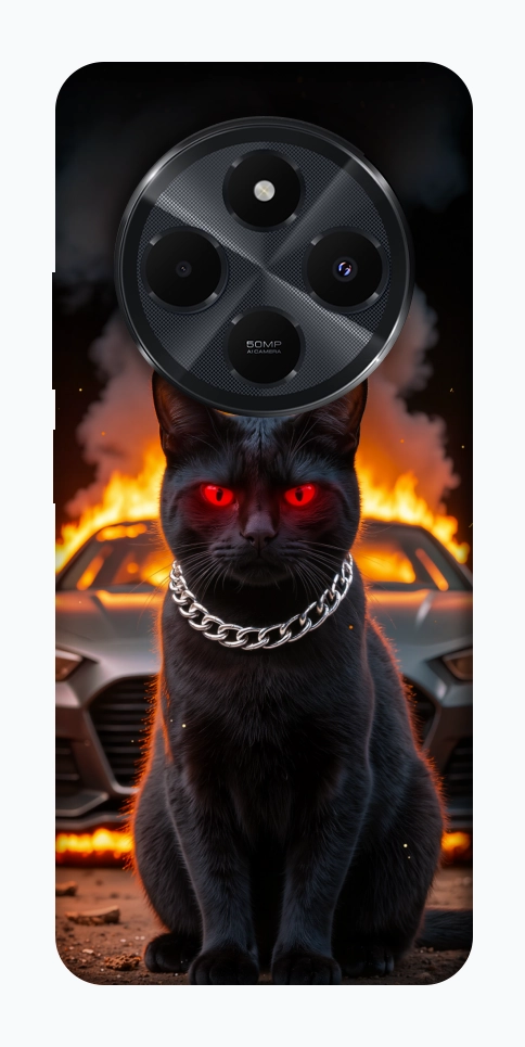 Чехол Black trouble для Xiaomi Redmi 14C