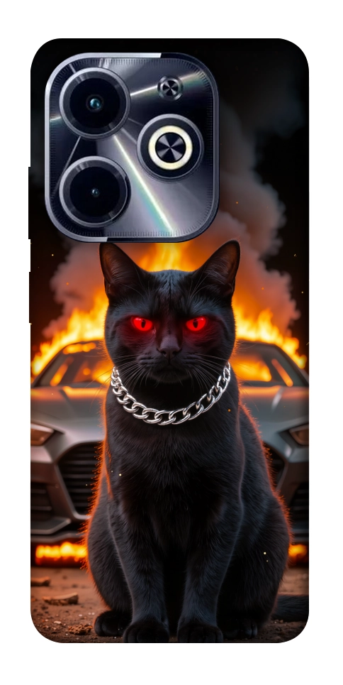 Чохол Black trouble для TECNO Spark Go 2024