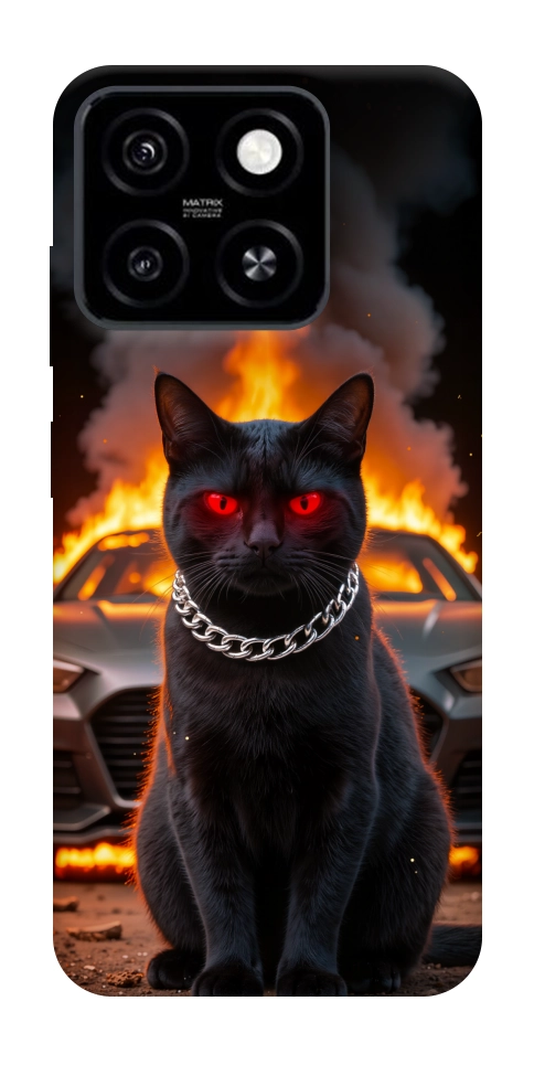 Чехол Black trouble для ZTE Blade A55 4G