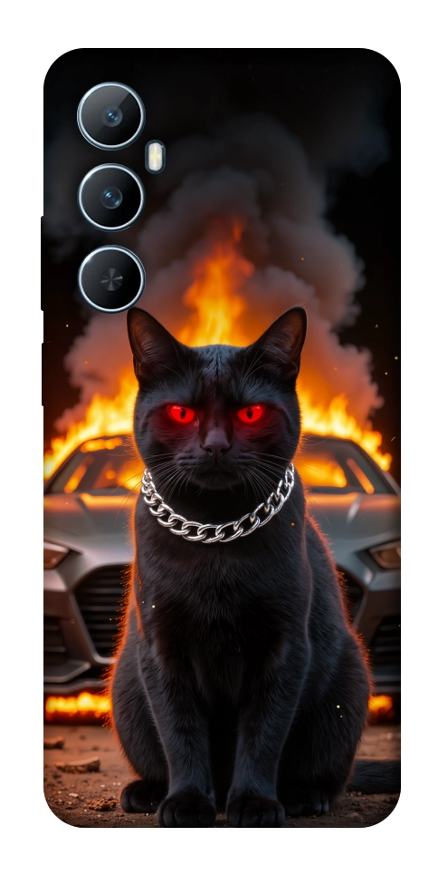 Чехол Black trouble для Realme C65 4G