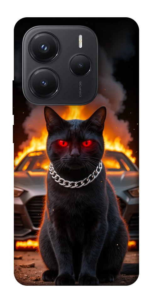 Чехол Black trouble для Xiaomi Redmi Note 14 5G