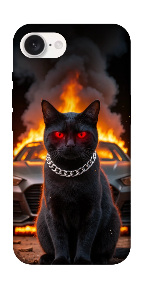 Чехол Black trouble для iPhone 16e