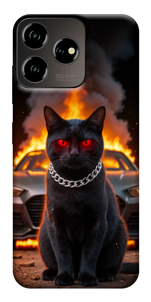 Чехол Black trouble для ZTE Blade V50 Design 4G