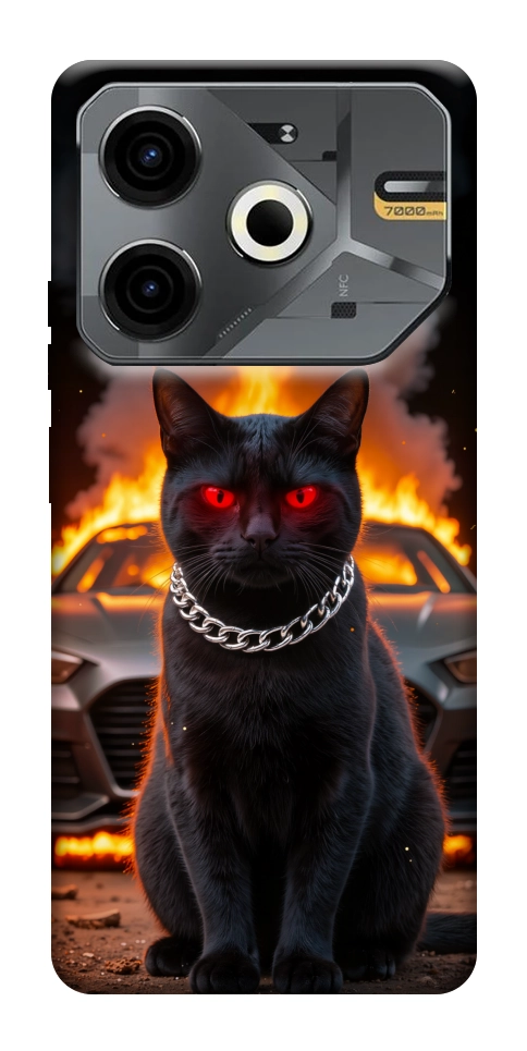 Чехол Black trouble для TECNO Pova 6 Neo (LI6)