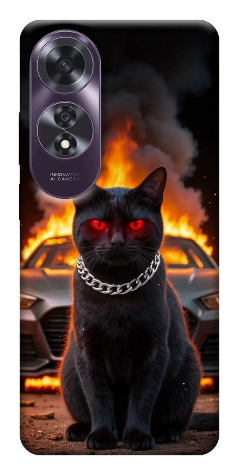 Чехол Black trouble для Oppo A60 4G