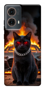 Чехол Black trouble для Motorola Moto G85