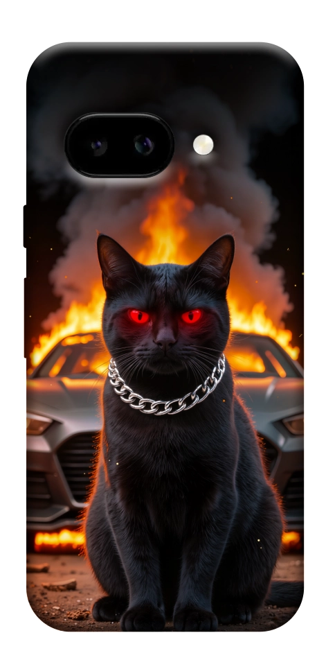 Чехол Black trouble для Google Pixel 9a